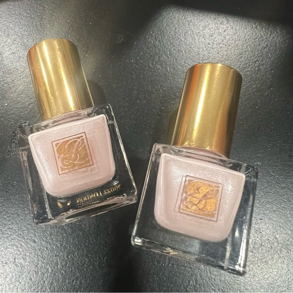 Estée Lauder mini nail polish-rosy pink BUNDLE - Picture 2 of 2